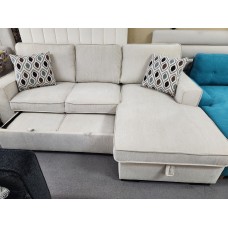     Malibu Sofa Bed /  Storage Right or Left Ivory